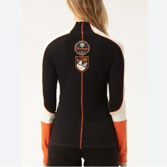 NWT Alp N Rock Teya Mock Neck - Black/Orange, M